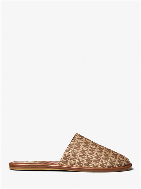 Thea Signature Logo Jacquard Mule 